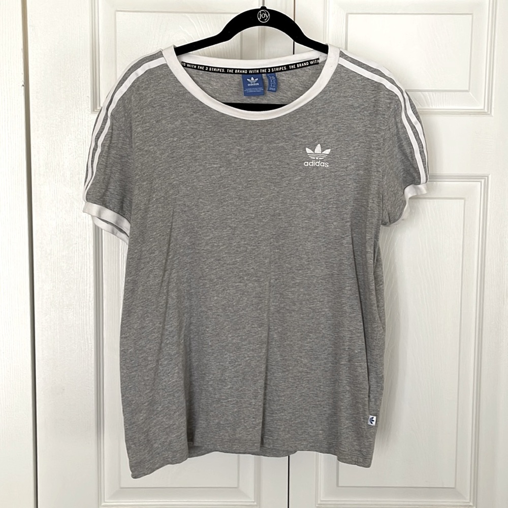 adidas 3 stripes t-shirt
